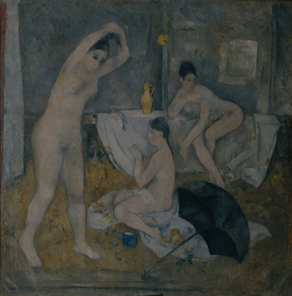 Kąpiący się, 1919 autorstwa Alexander Vasilyevich Shevchenko