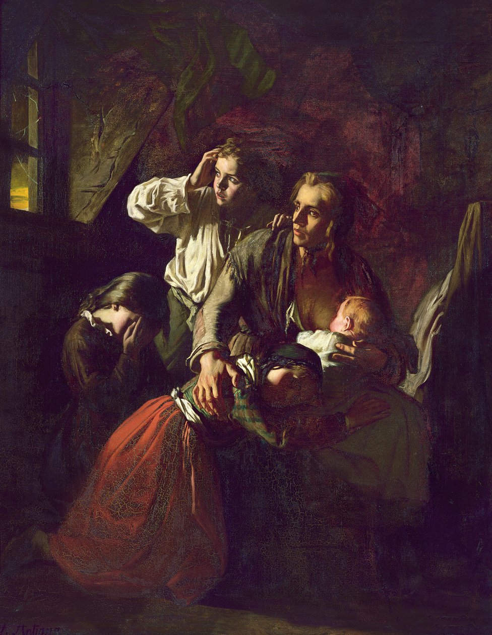 Błyskawica, przed 1848 autorstwa Alexandre Antigna
