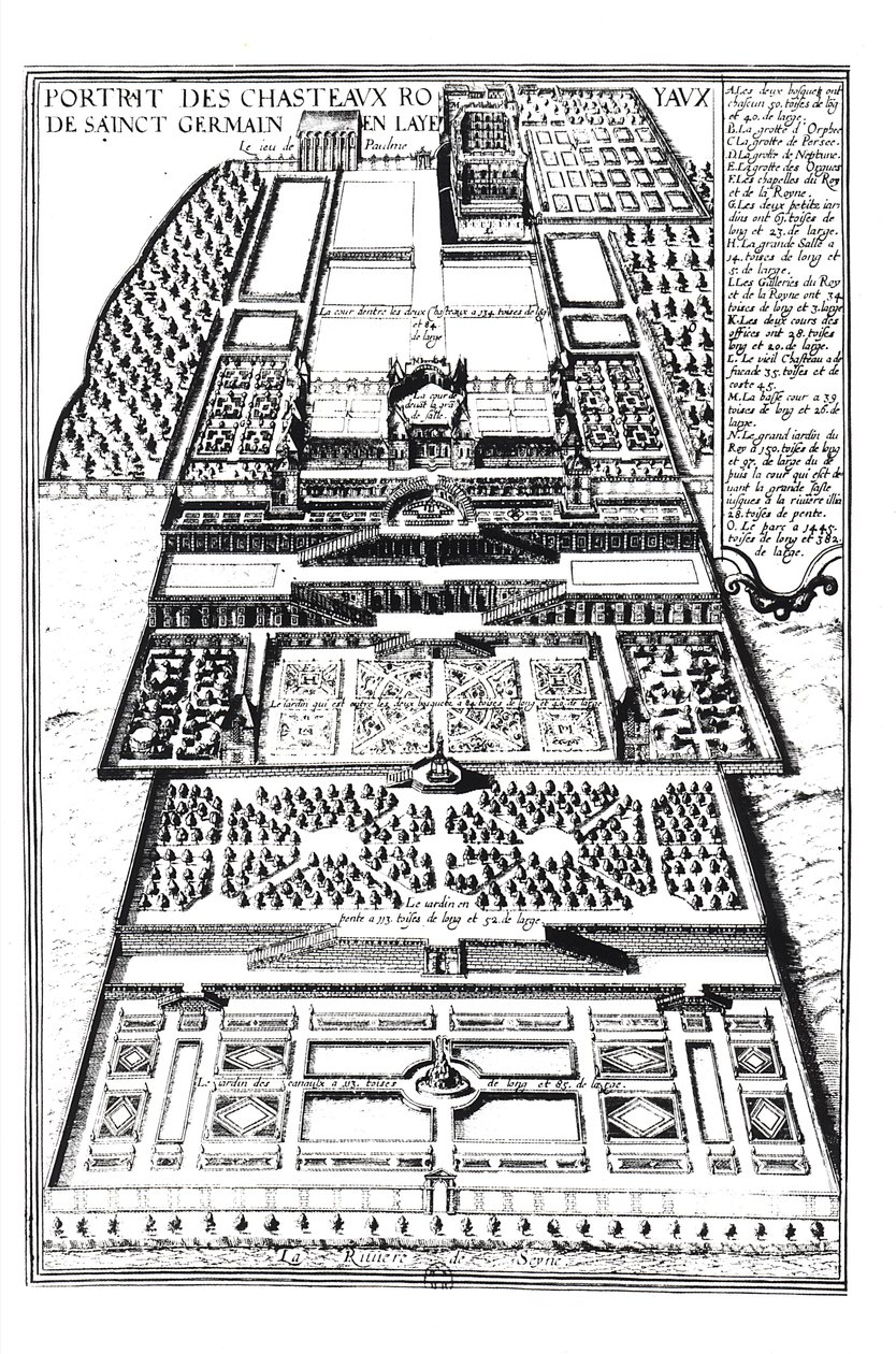 Nowy zamek Saint-Germain-en-Laye, 1614 autorstwa Alexandre Francini