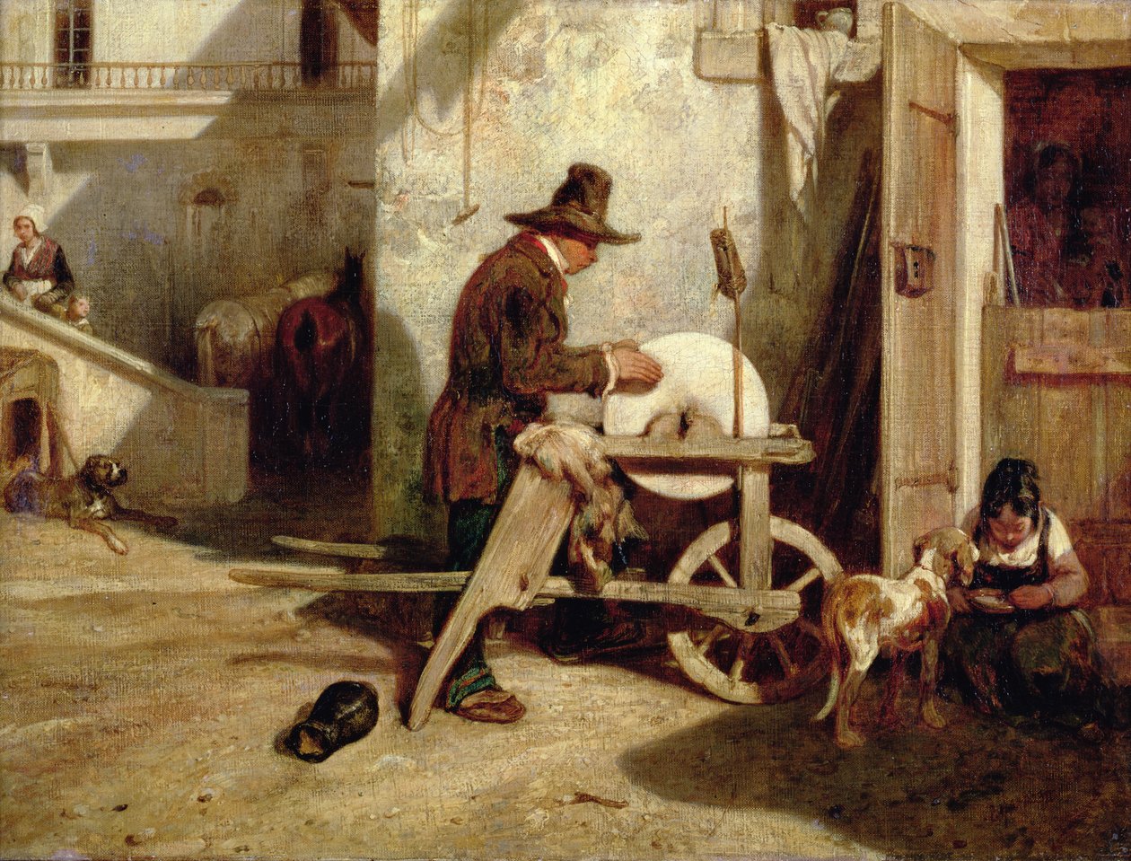Szlifierka do noży autorstwa Alexandre Gabriel Decamps