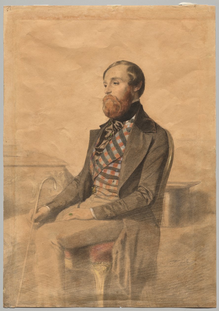 Portret Alfreda de Musset (1810-1857) autorstwa Alexandre Bida