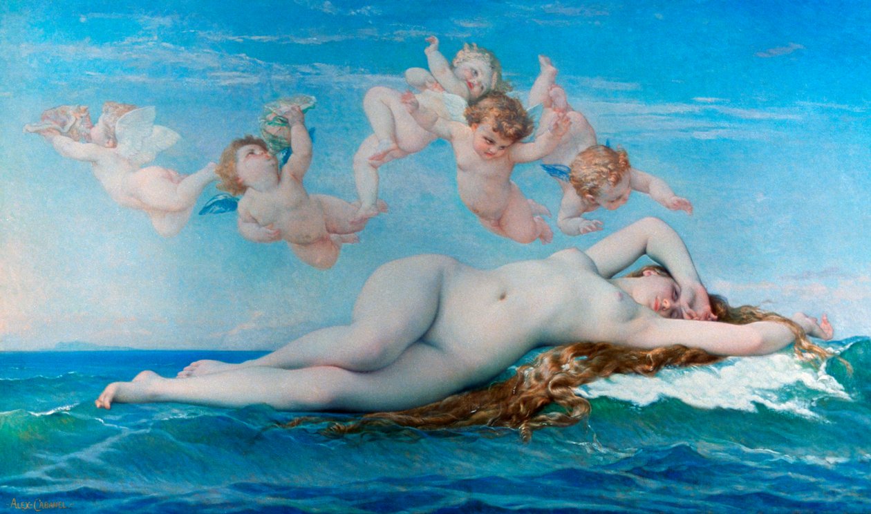 Narodziny Wenus, 1863 autorstwa Alexandre Cabanel