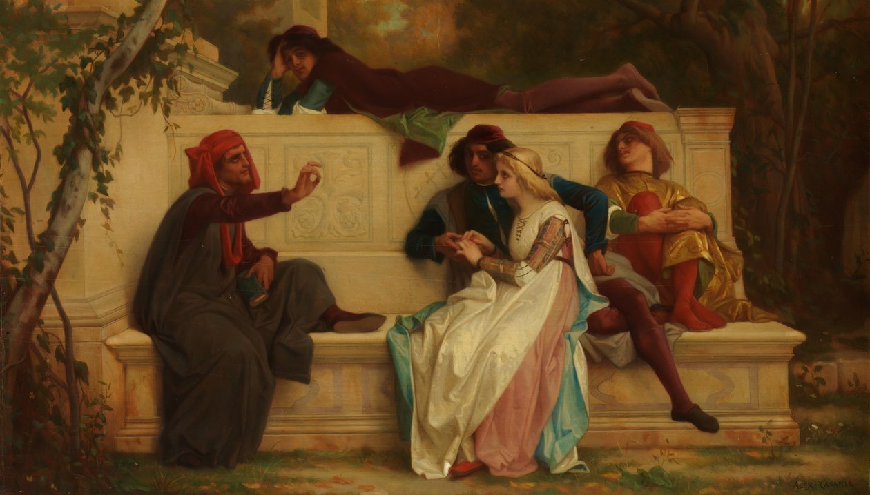Poeta florencki, 1861. autorstwa Alexandre Cabanel