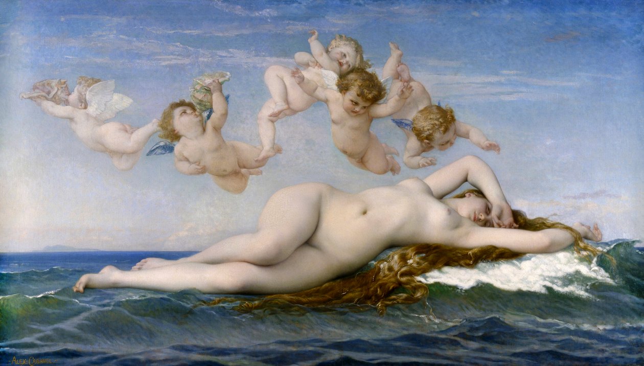 Narodziny Wenus autorstwa Alexandre Cabanel