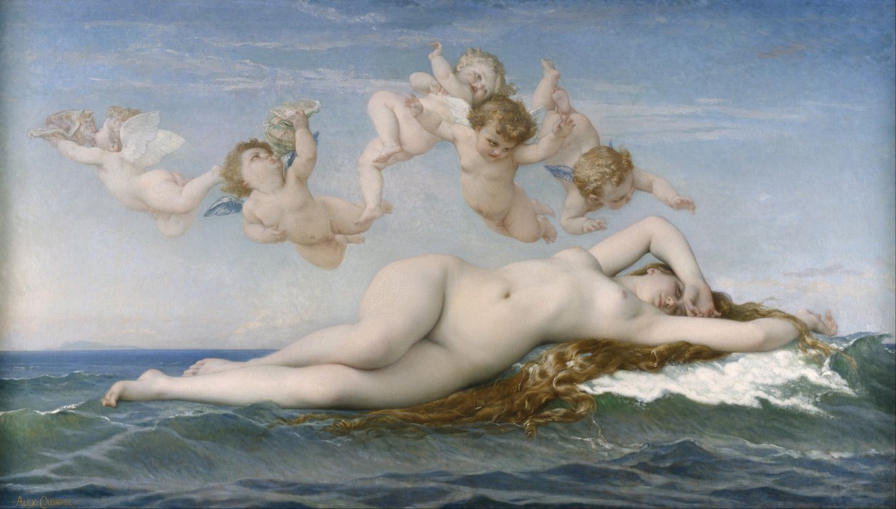 Narodziny Wenus autorstwa Alexandre Cabanel