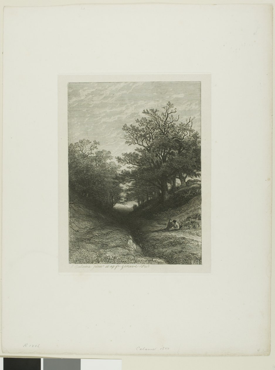 Krajobraz alpejski autorstwa Alexandre Calame