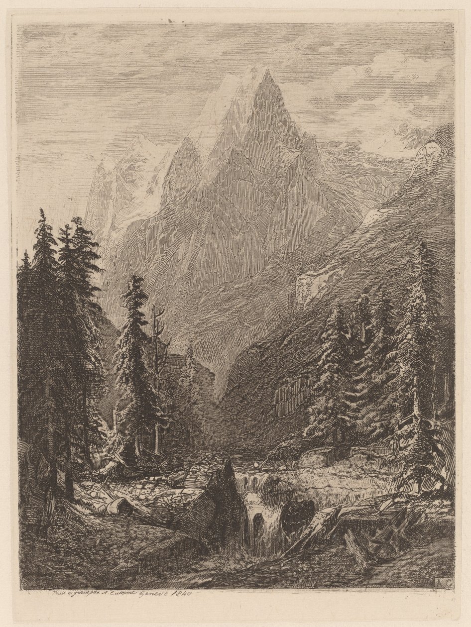 Górska Łąka autorstwa Alexandre Calame