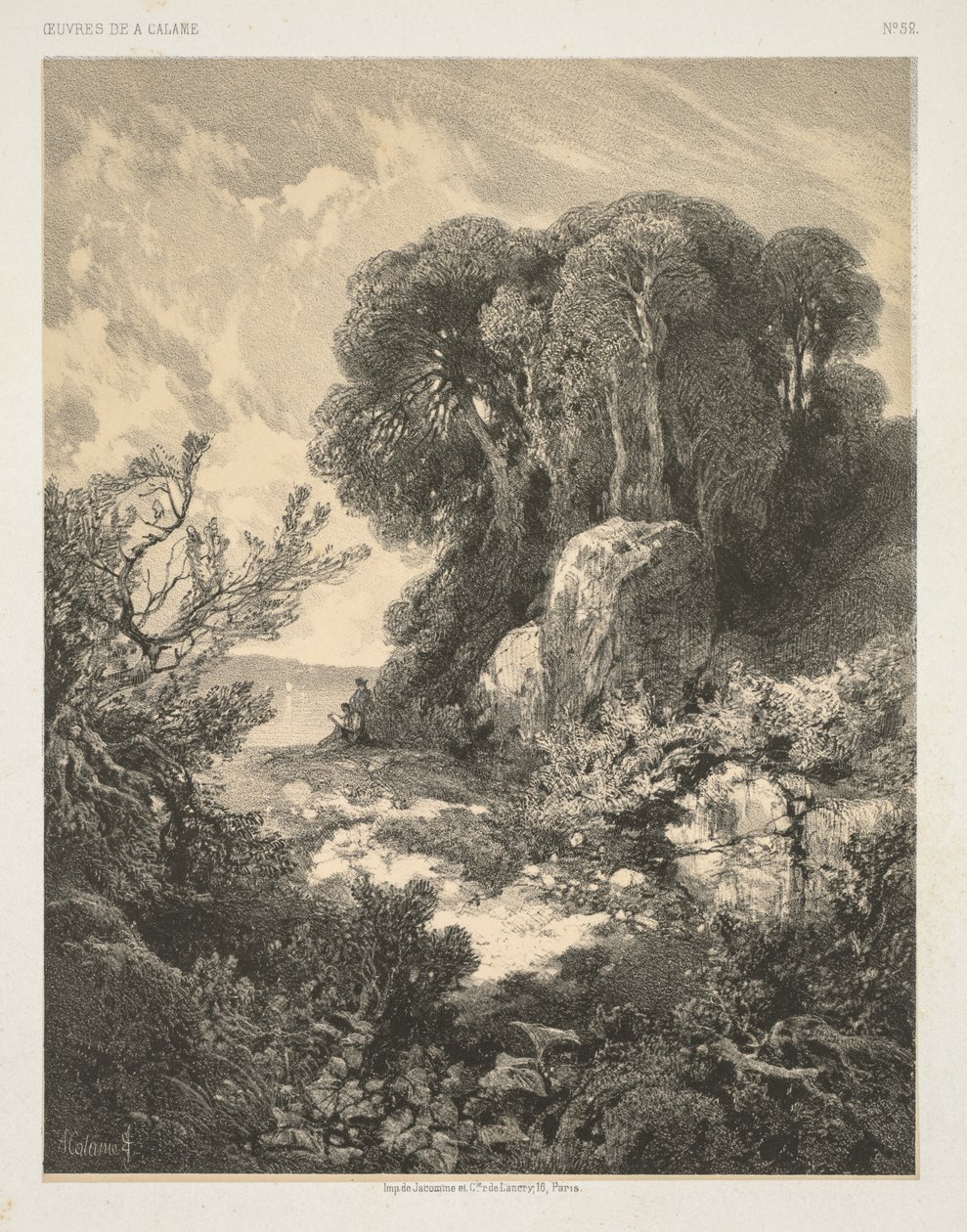Oeuvres de A. Calame: nr 52. autorstwa Alexandre Calame
