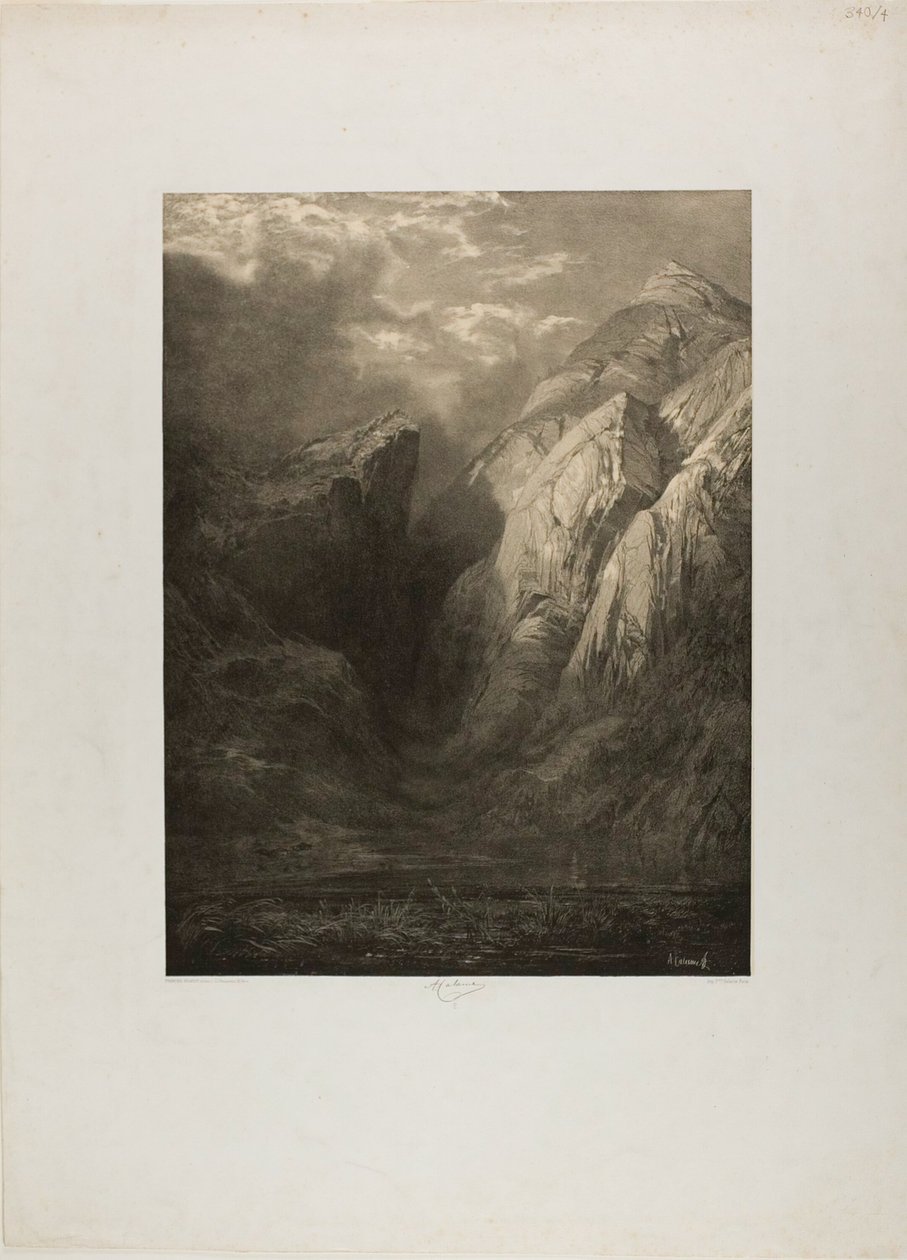 Alpy, z różnych miejsc krajobrazowych autorstwa Alexandre Calame