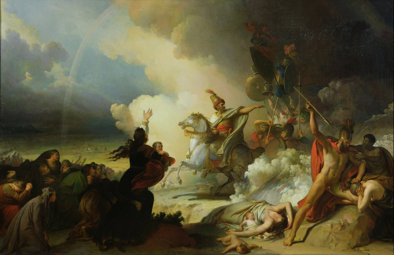 Saladyn I (1138-93) w Jerozolimie, ok. 1830-50 autorstwa Alexandre Evariste Fragonard