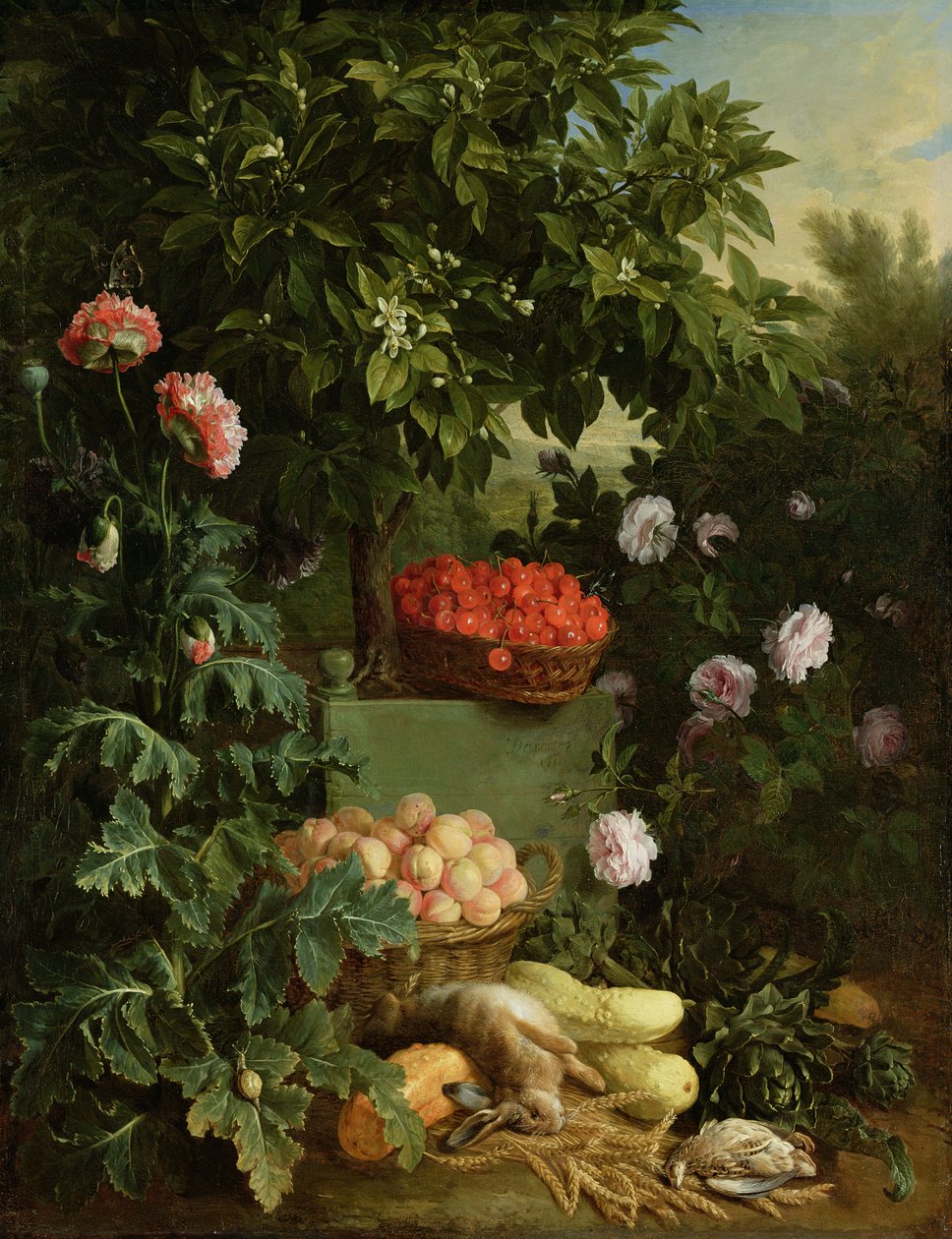 Lato, 1711 autorstwa Alexandre Francois Desportes