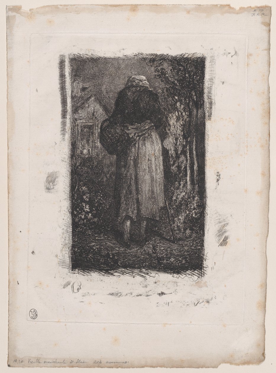 Stara Żebraczka, 1833-38. autorstwa Alexandre Gabriel Decamps