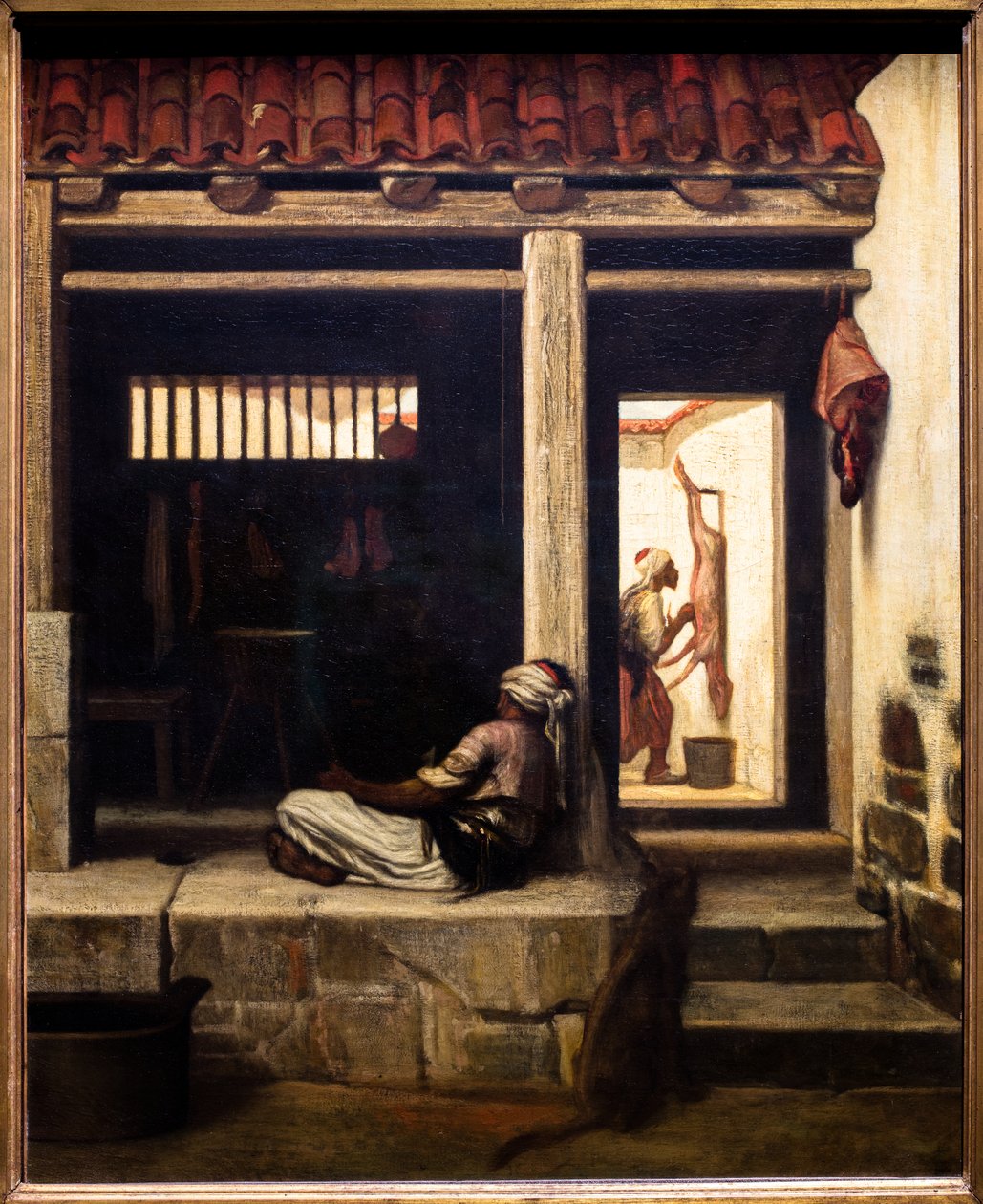 Turecki rzeźnik autorstwa Alexandre Gabriel Decamps