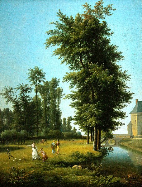 Widok na łąkę autorstwa Alexandre Hyacinthe Dunouy