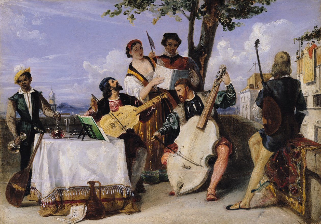 Koncert wenecki autorstwa Alexandre Jean Baptiste Hesse