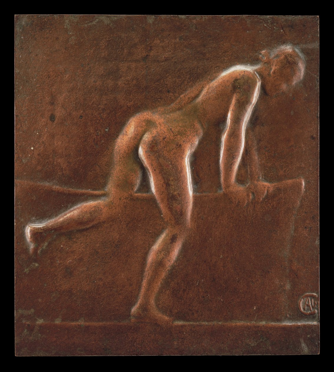 Kąpiący się, ok. 1890. autorstwa Alexandre Louis Marie Charpentier