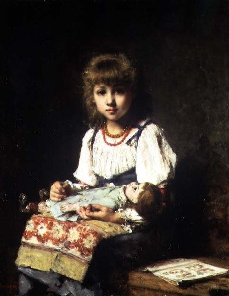 Zabawa w matkę autorstwa Alexei Alexevich Harlamoff