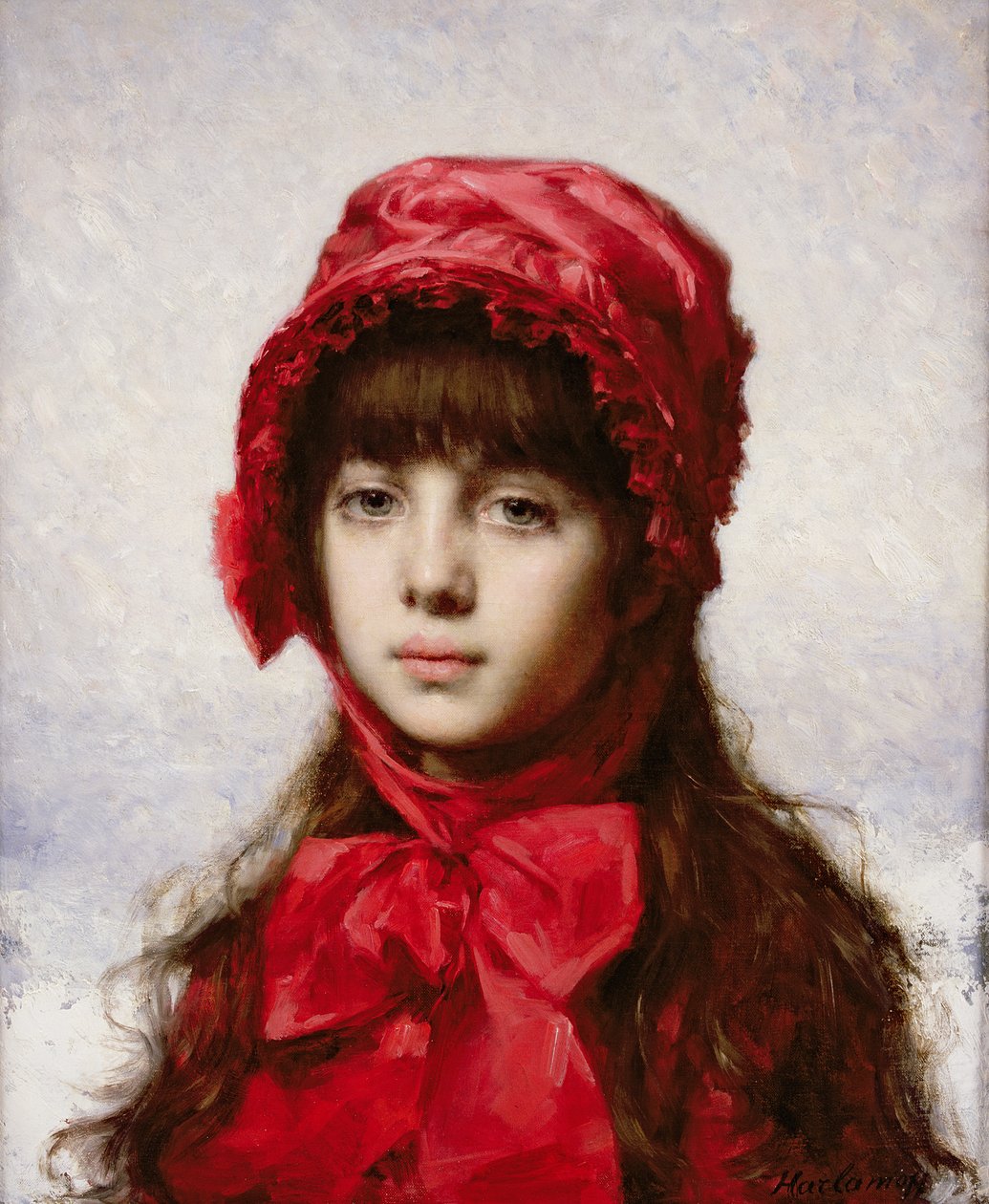Czerwona maska autorstwa Alexei Alexevich Harlamoff