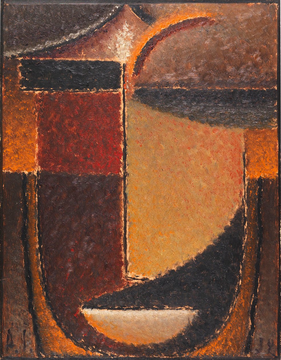 Abstrakcyjna głowa: Orient, 1932. autorstwa Alexei Javlensky von