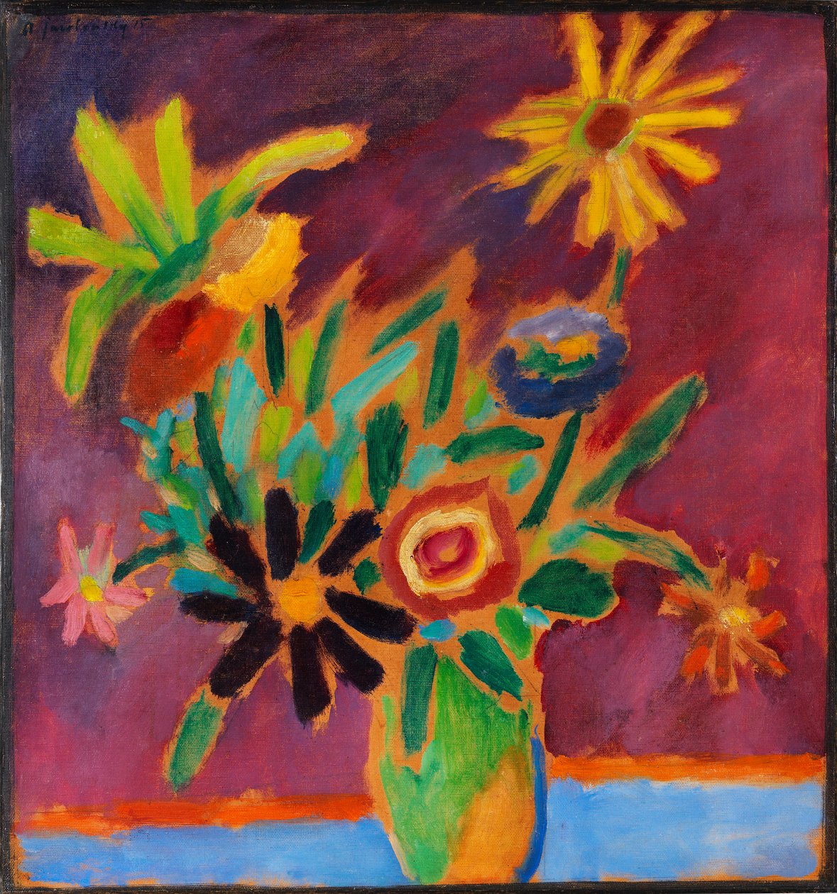 Kolorowe kwiaty, 1915. autorstwa Alexei Javlensky von
