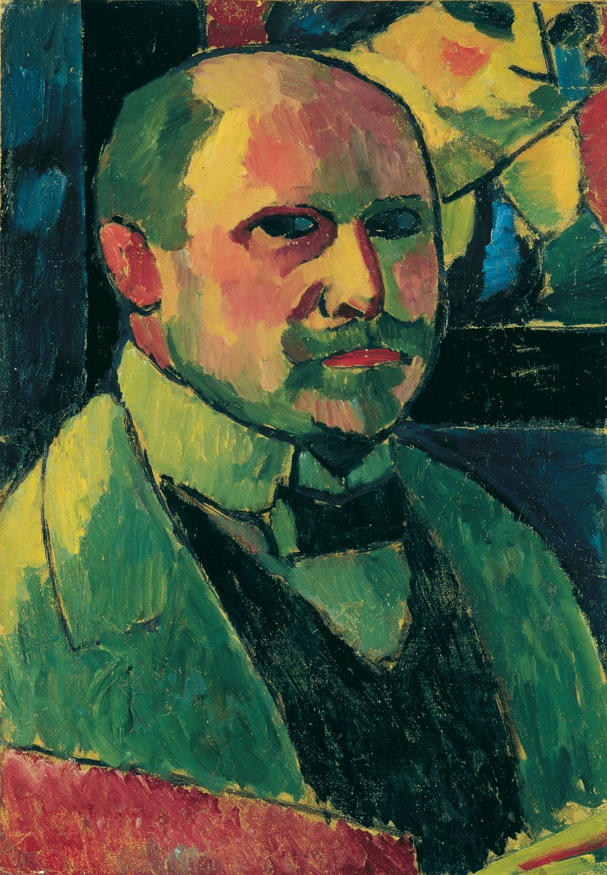 Autoportret, 1912. autorstwa Alexei Javlensky von