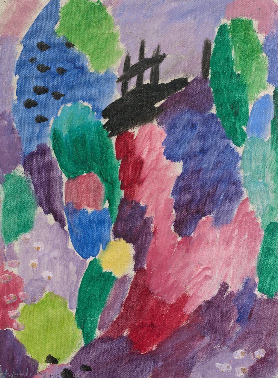 Czerwona Droga, St. Prex, 1915. autorstwa Alexej von Jawlensky