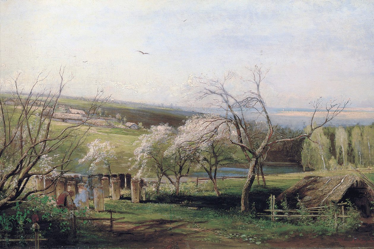 Widok na wieś”, 1867. autorstwa Alexei Kondratyevich Savrasov
