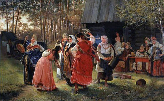 Girls Party, 1889 r. autorstwa Alexei Korsuchin