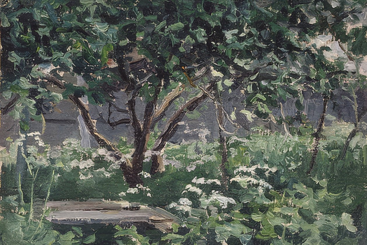 Jeden róg ogrodu. 1900-10 autorstwa Alexei Steipanovitch Stepanov
