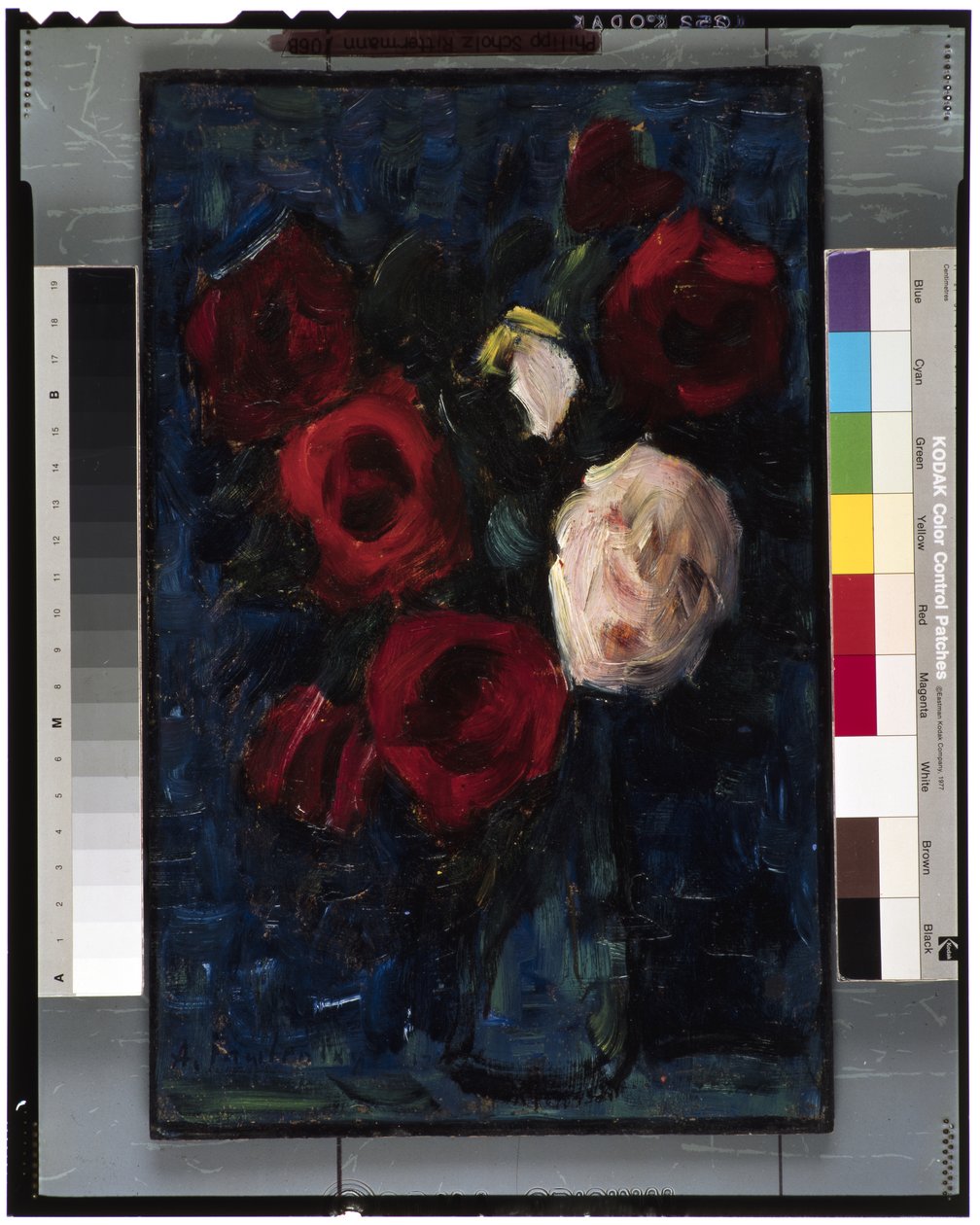 Duża martwa natura: Róże II, 1937 autorstwa Alexej von Jawlensky