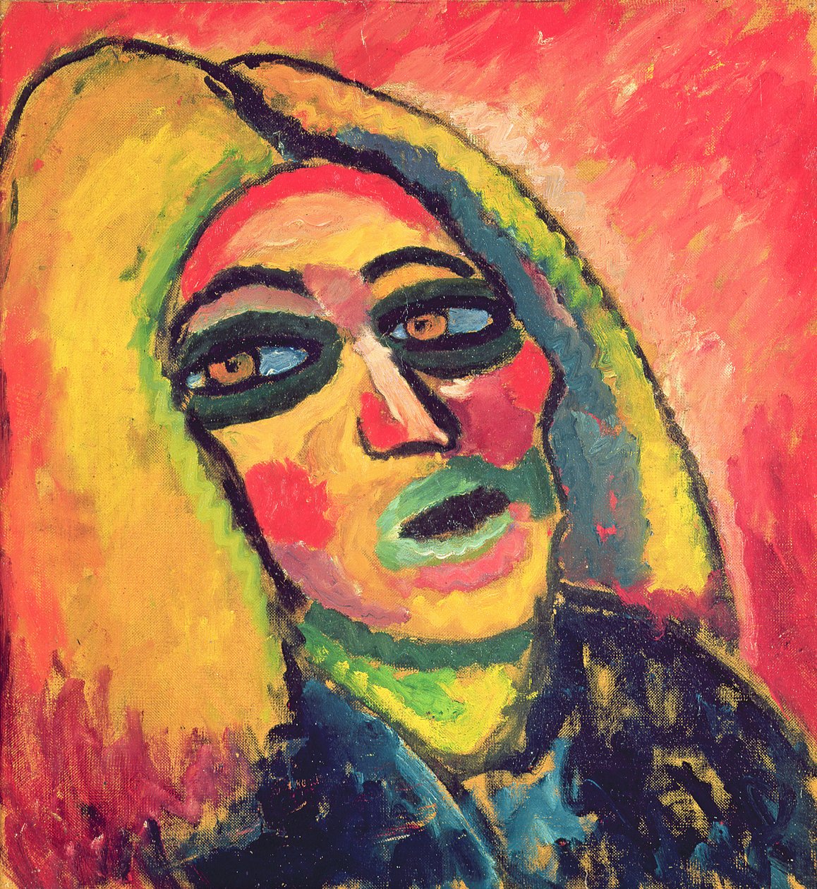 Portret kobiety, 1912 autorstwa Alexej von Jawlensky