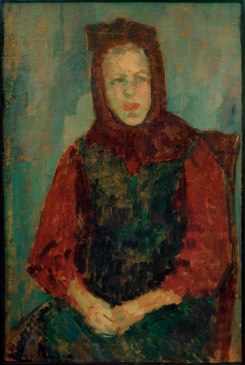 Chłopka w czepku autorstwa Alexej von Jawlensky