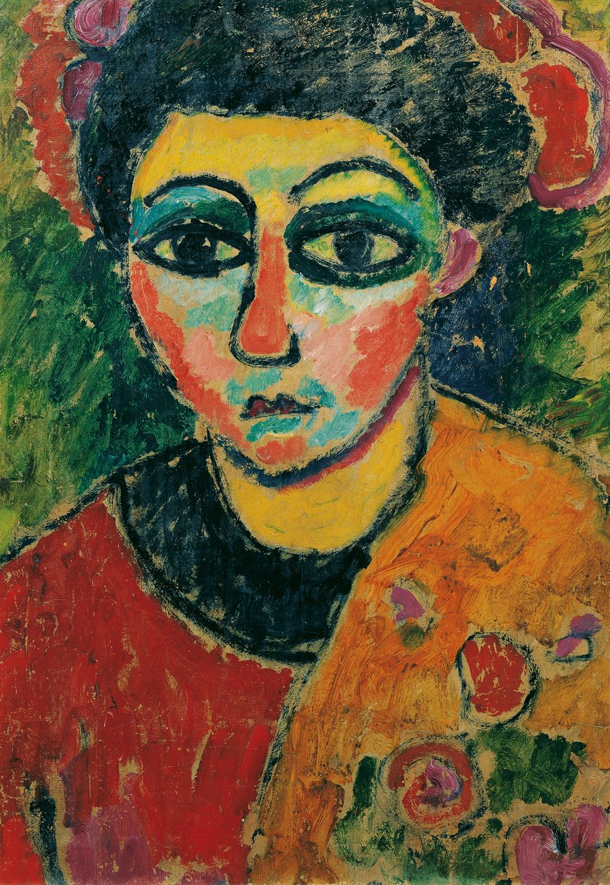 portret damy autorstwa Alexej von Jawlensky