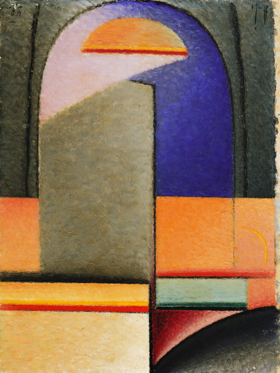 Wieczór; Wieczór, 1929-30 autorstwa Alexej von Jawlensky