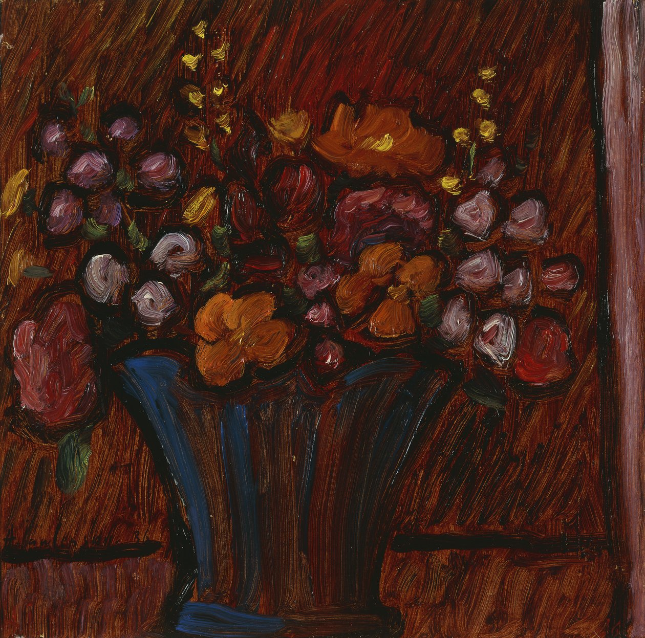 Martwa natura z kwiatami; Blumenstilleben, 1936 autorstwa Alexej von Jawlensky