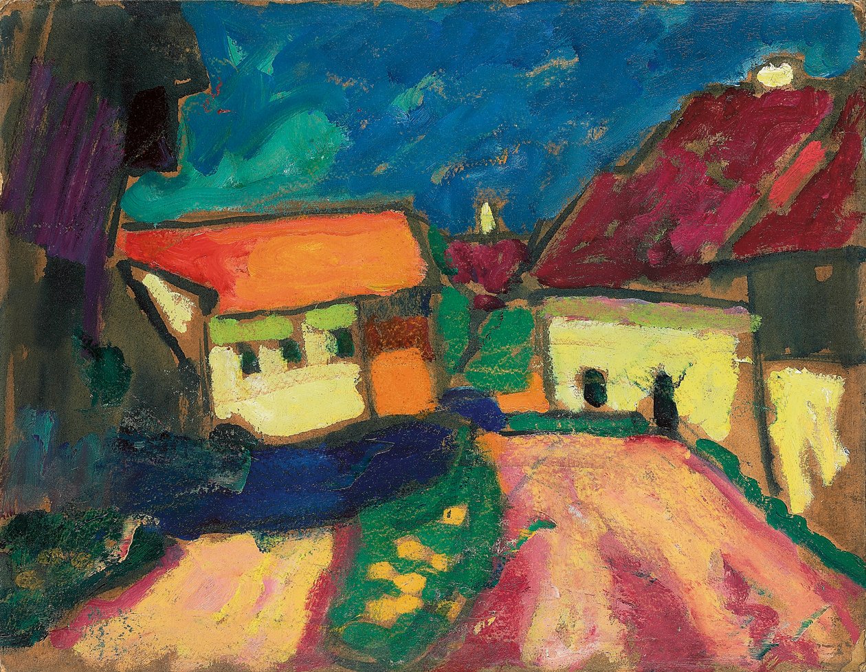 Studium Krajobrazu, Droga Wiejska, ok. 1930 r. 1908 autorstwa Alexej von Jawlensky