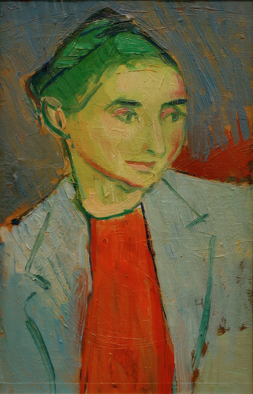 Łotewska dziewczyna autorstwa Alexej von Jawlensky