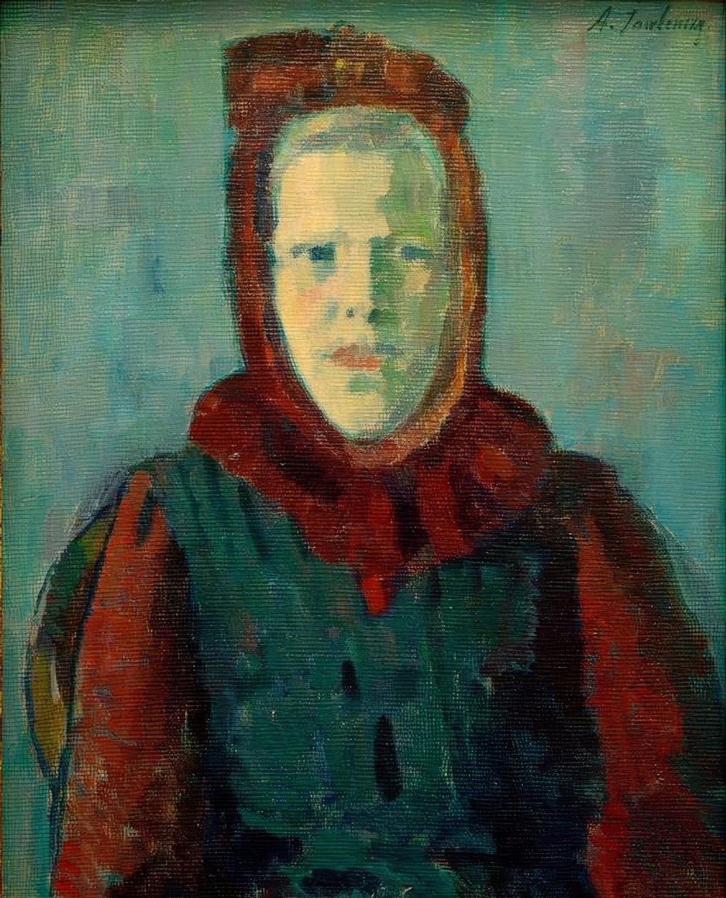 Dziewczyna z kapturem autorstwa Alexej von Jawlensky