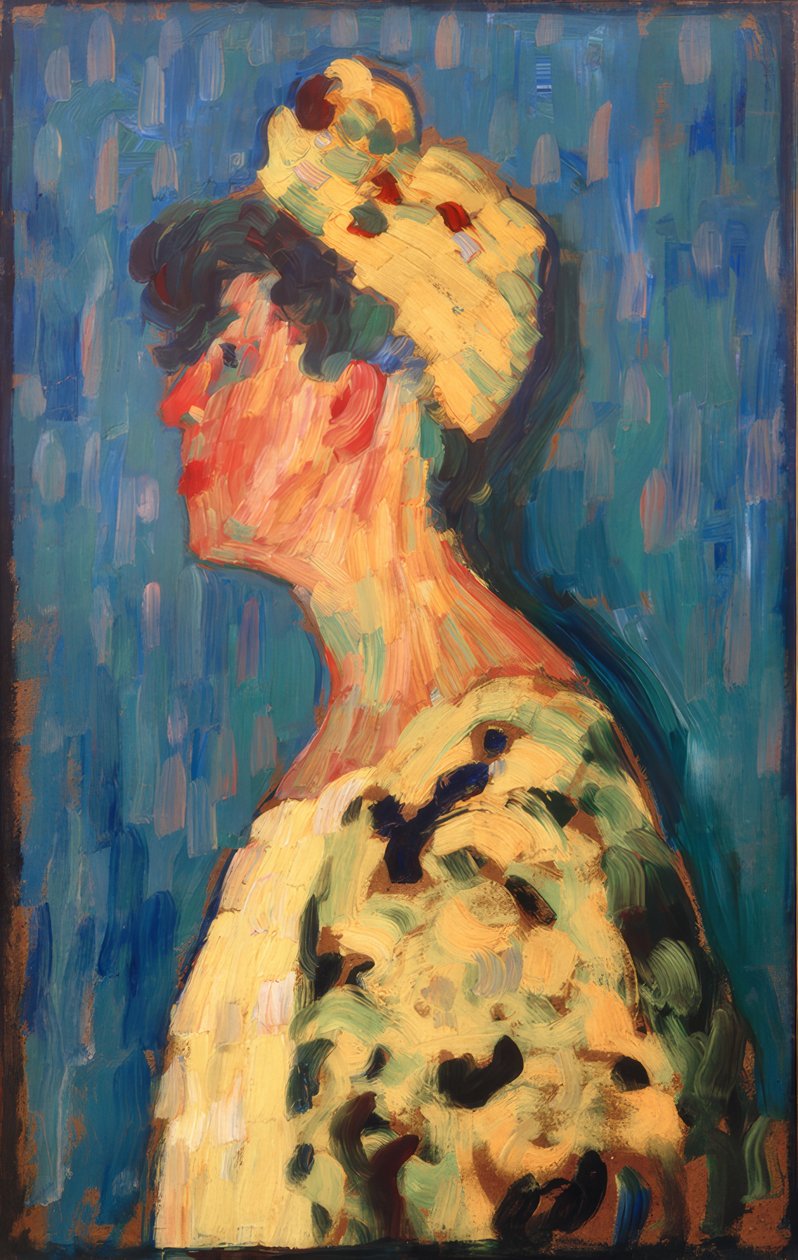 Marianne von Werefkin w profilu autorstwa Alexej von Jawlensky