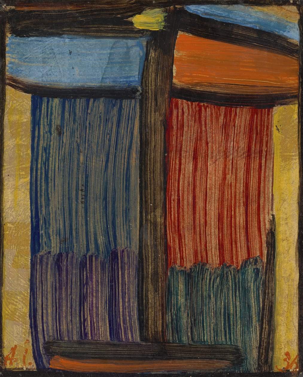 Medytacja na złotym tle autorstwa Alexej von Jawlensky