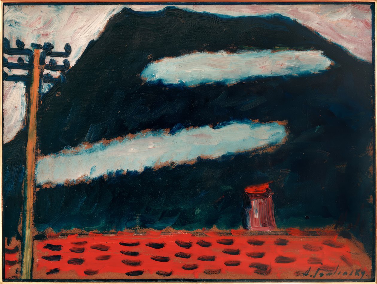 Dwie białe chmury autorstwa Alexej von Jawlensky