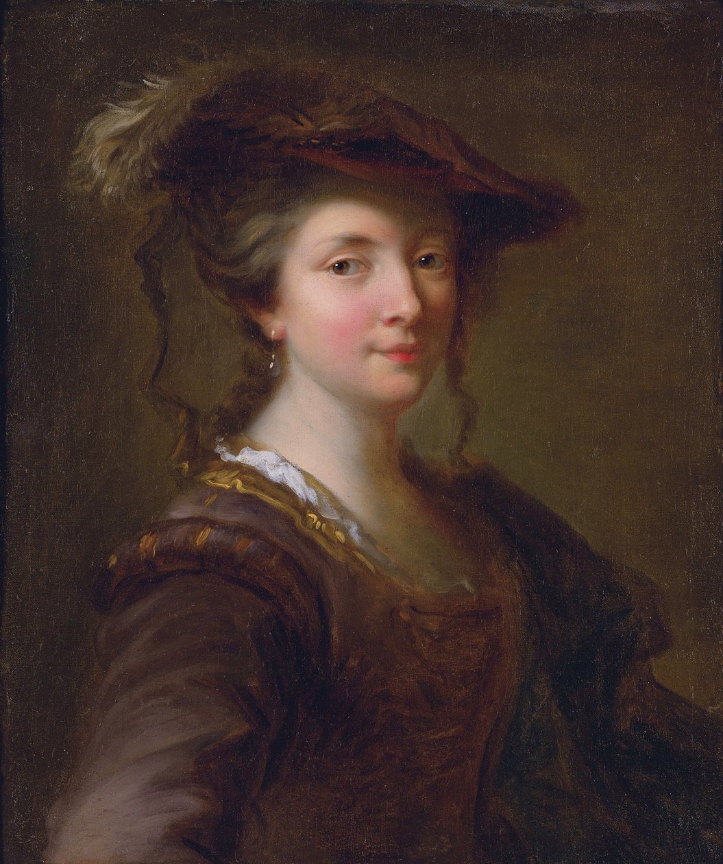Portret damy, podobno Louise Julie de Nesle, hrabina de Mailly autorstwa Jean Alexis Grimou