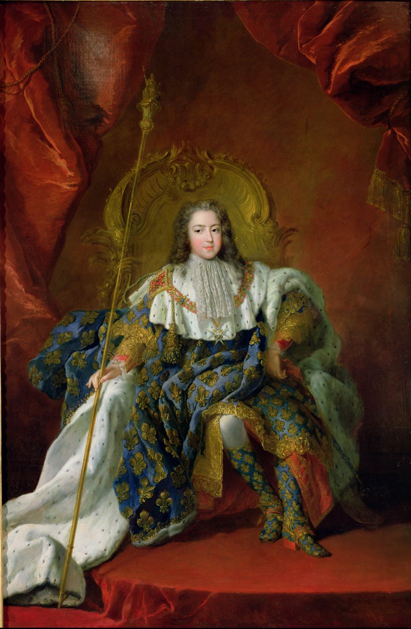 Ludwik XV (1710-1774) 1723 autorstwa Alexis Simon Belle