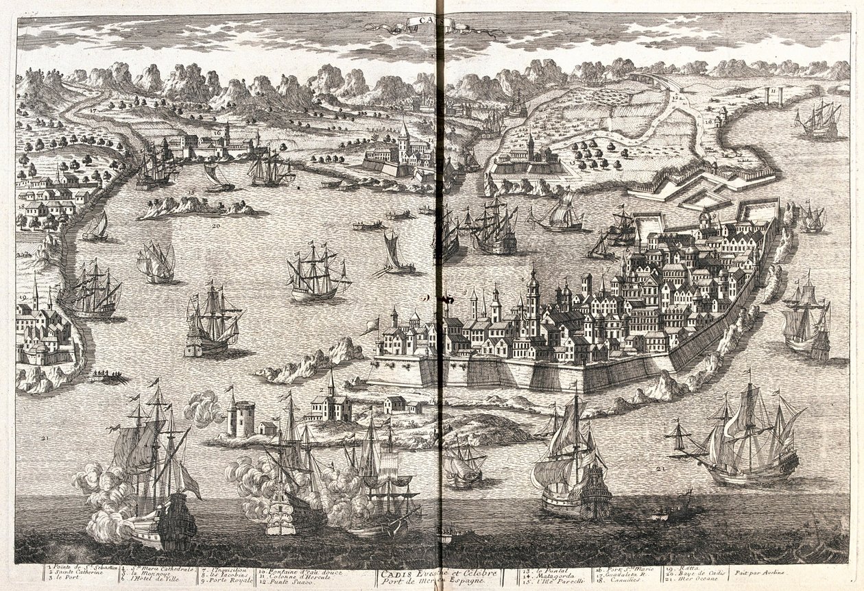 Cadice, Hiszpania - by A autorstwa Alexis Hubert Jaillot