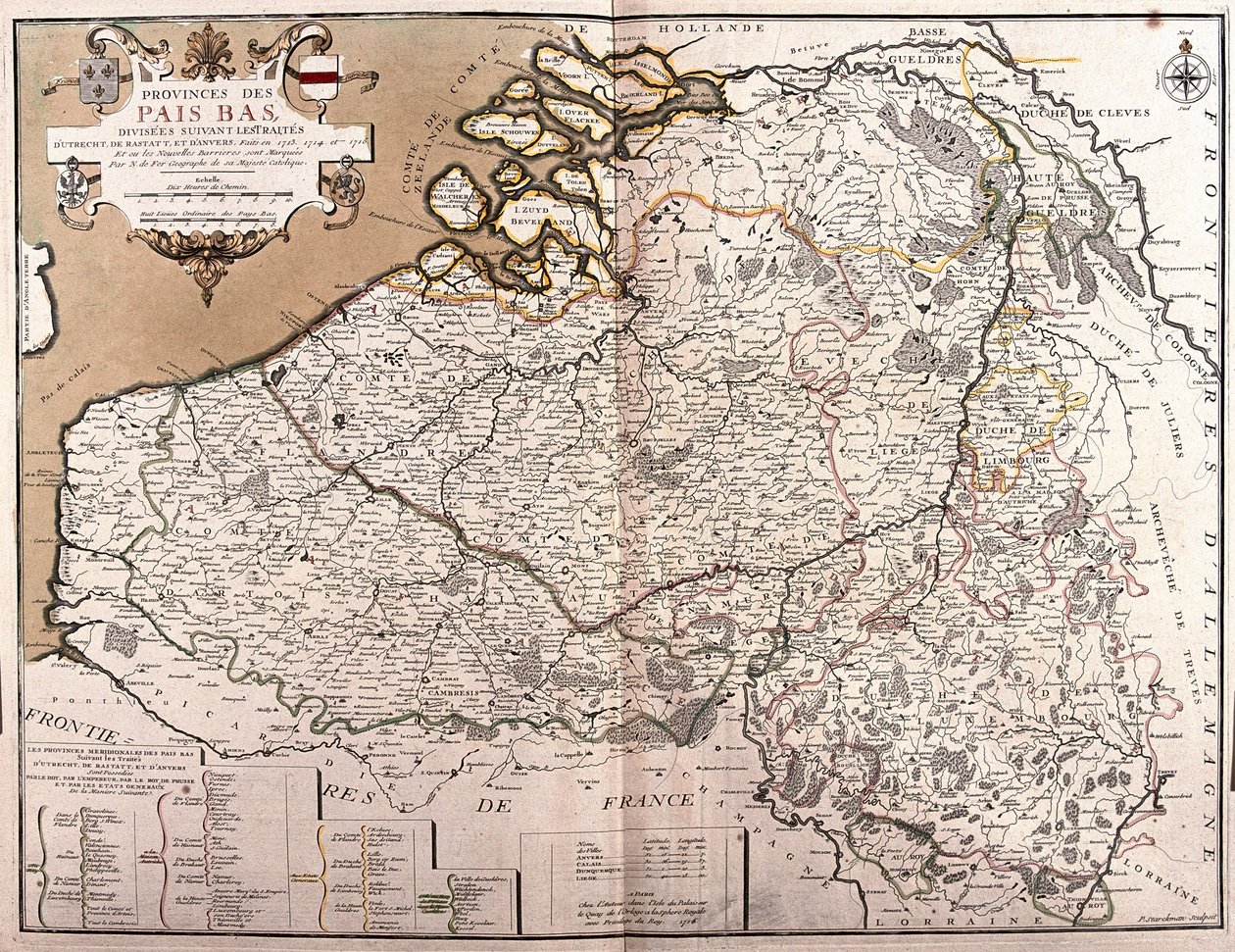 Low Countries - by A autorstwa Alexis Hubert Jaillot