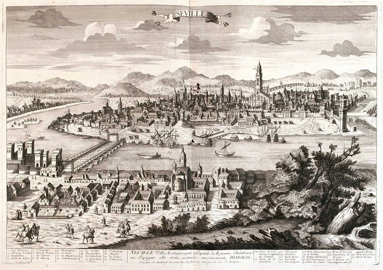 Siviglia, Hiszpania - autor: A autorstwa Alexis Hubert Jaillot