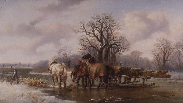 Drewniane sanki autorstwa Alexis de Leeuw