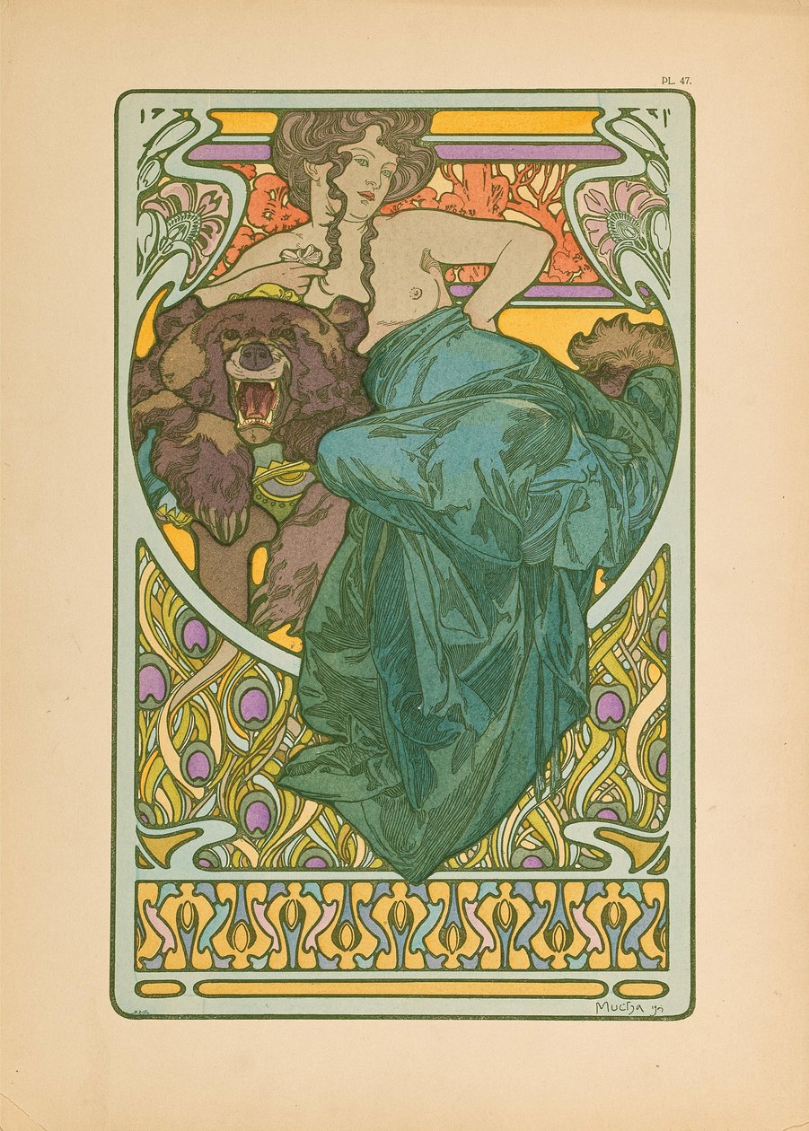 Dokumenty dekoracyjne, 1902. autorstwa Alfons Marie Mucha