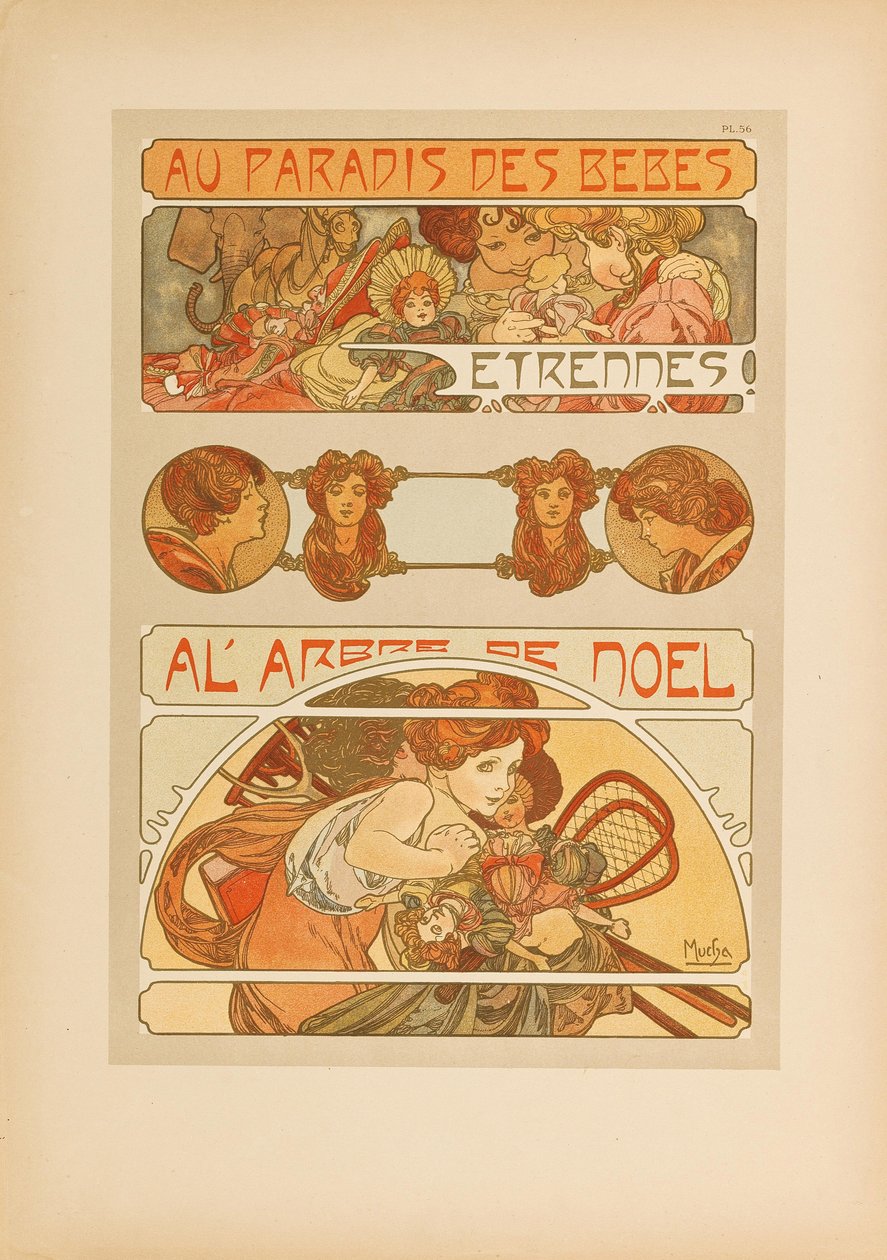 Dokumenty dekoracyjne, 1902. autorstwa Alfons Marie Mucha