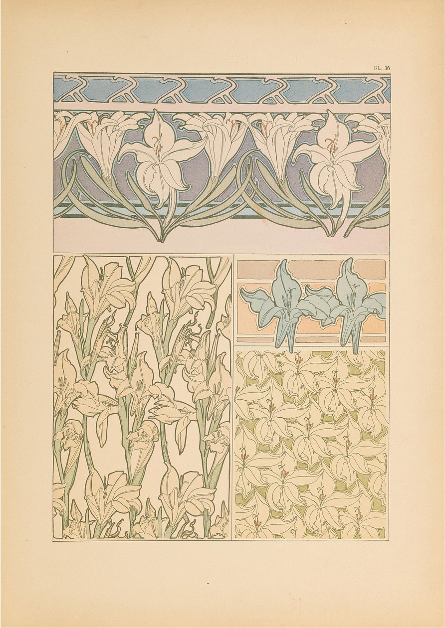 Dokumenty dekoracyjne, 1902. autorstwa Alfons Marie Mucha